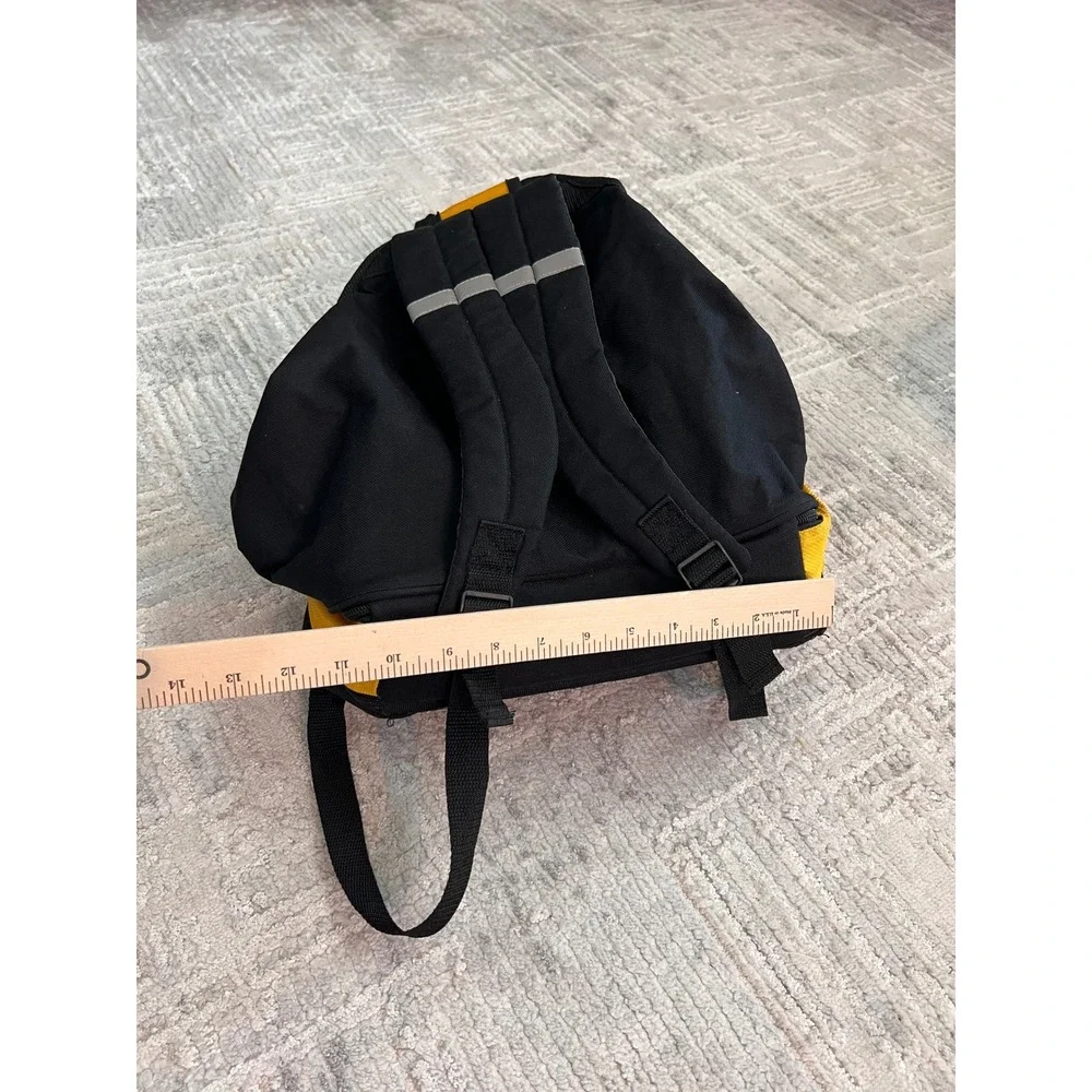 NGG Swiss Edition Backpack Black Yellow Lunch Box Cooler Travel‎ Daypack Bag